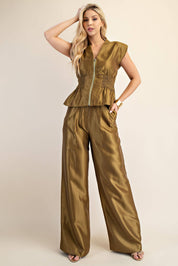 High Waist Wide Pants