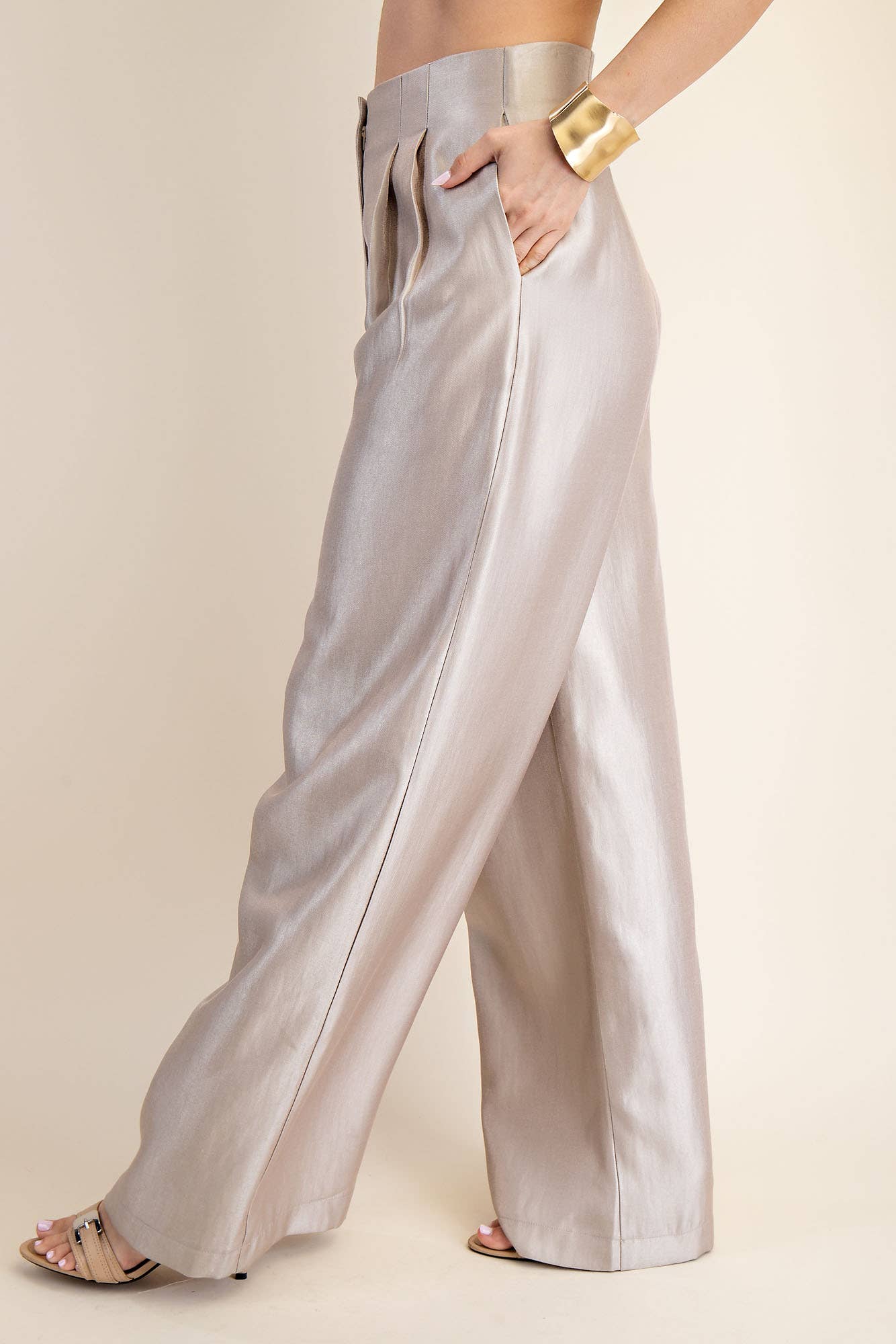 High Waist Wide Pants