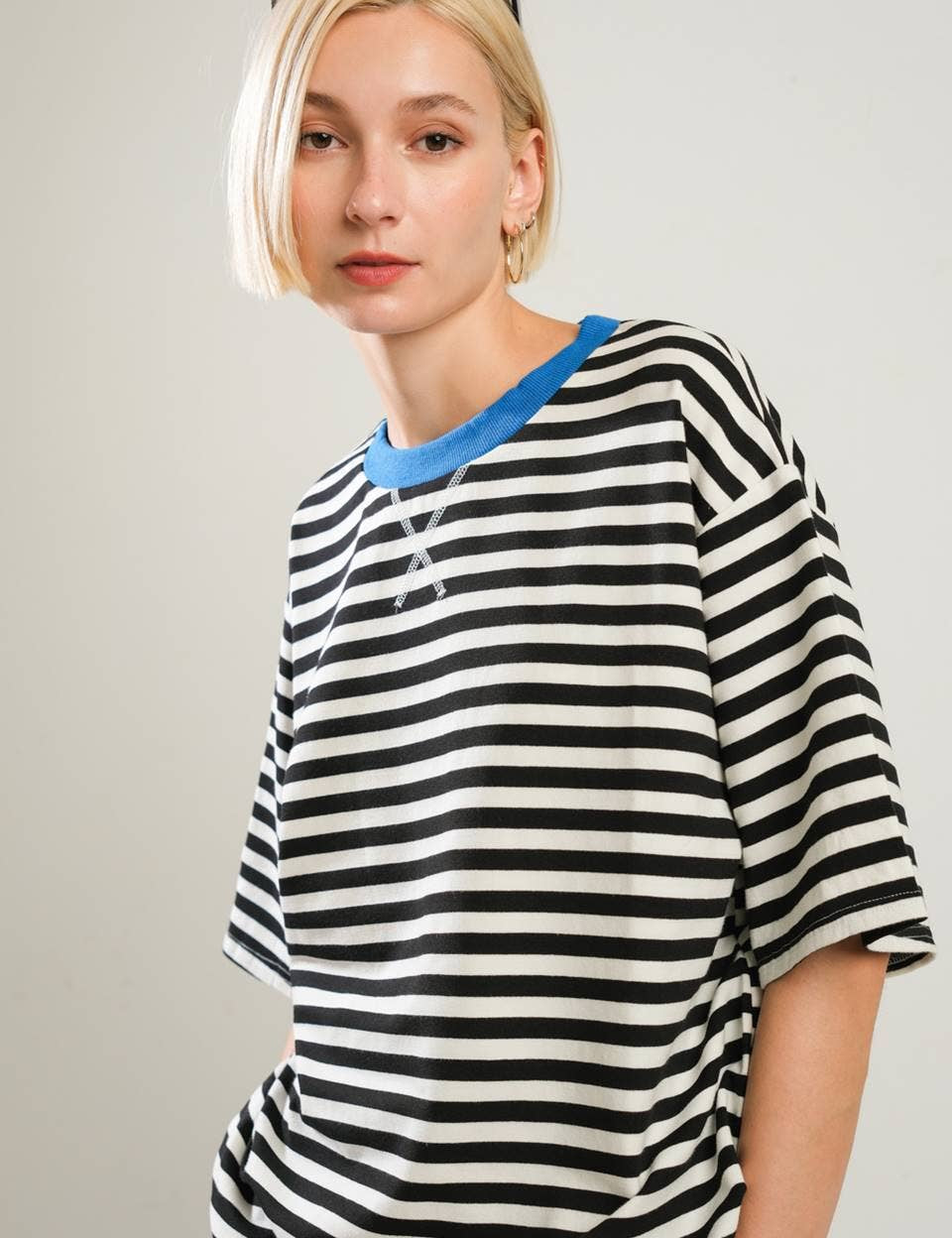 French Girl Striped Knit Top