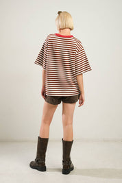 French Girl Striped Knit Top