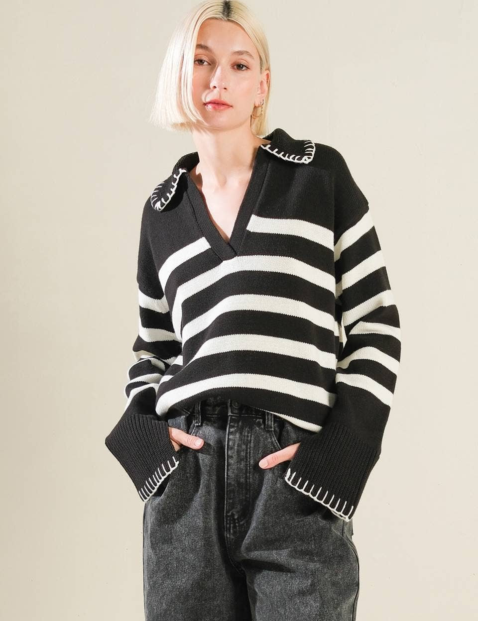 Phoebe Stripe Sweater