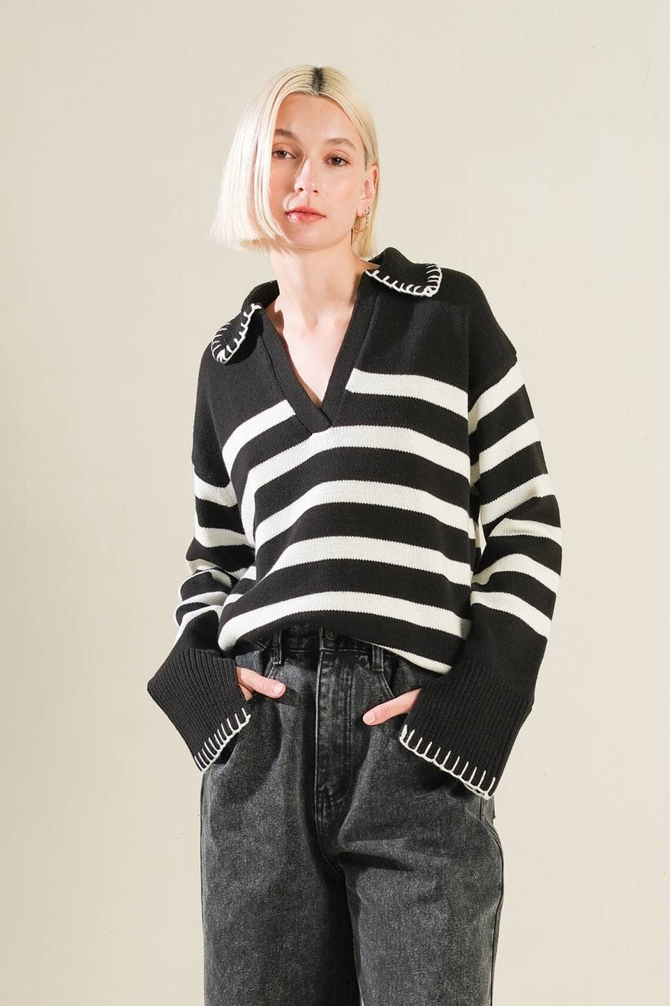 Phoebe Stripe Sweater
