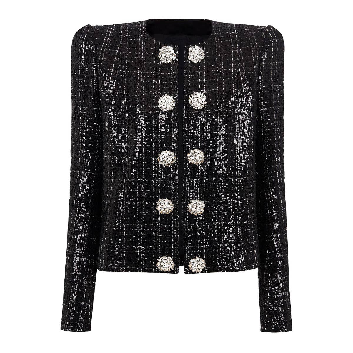 Chic Sequin Diamond Jacket