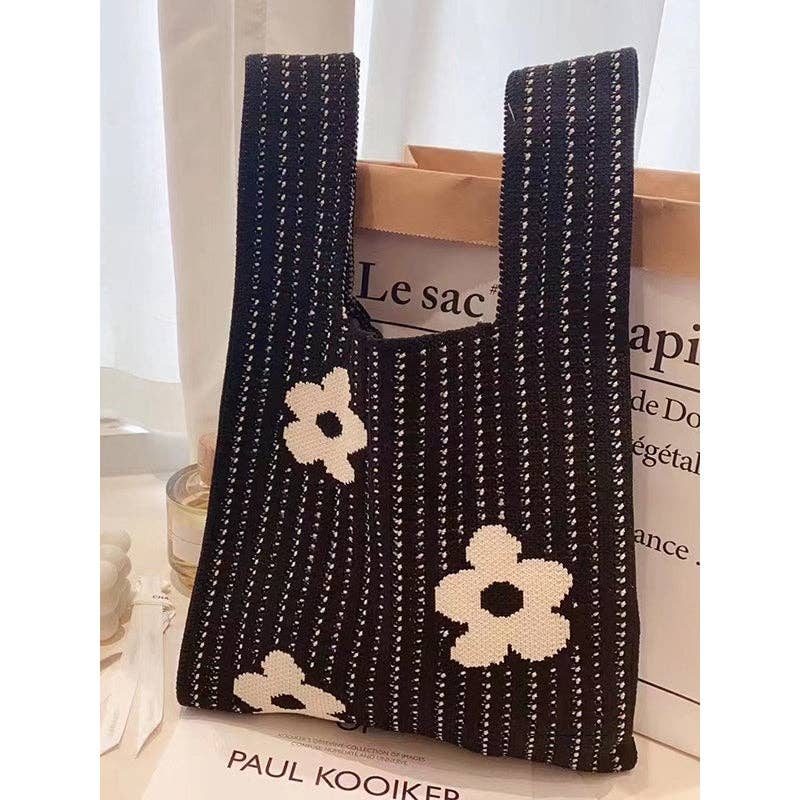 Floral Printed Hollow Bags Accessories Handbags