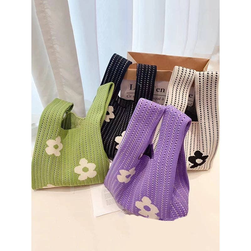 Floral Printed Hollow Bags Accessories Handbags