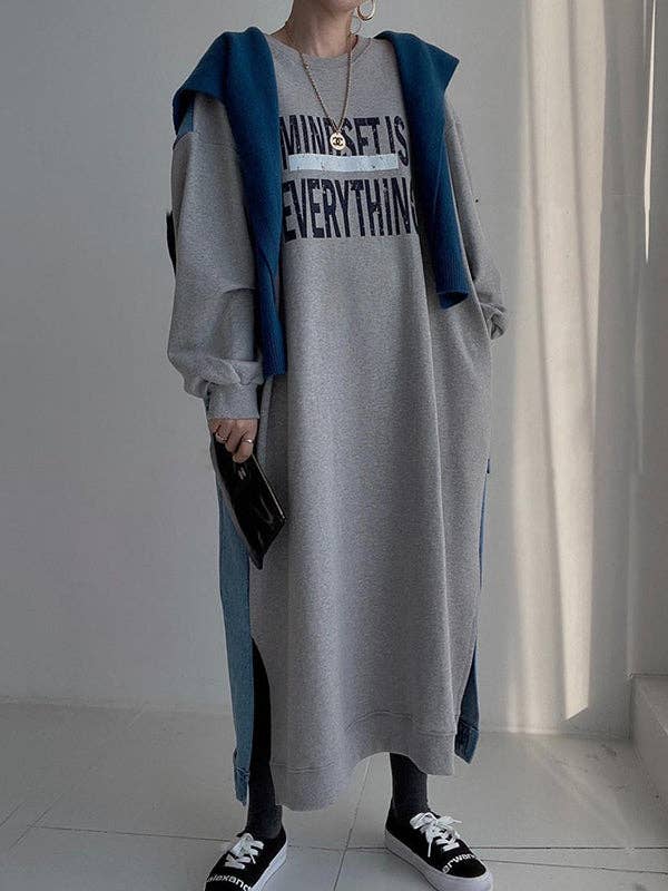 Mindset Is Everything Midi Dresses