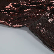 Sequin Halter Deep V High-Waist Flared Party Jumpsuit