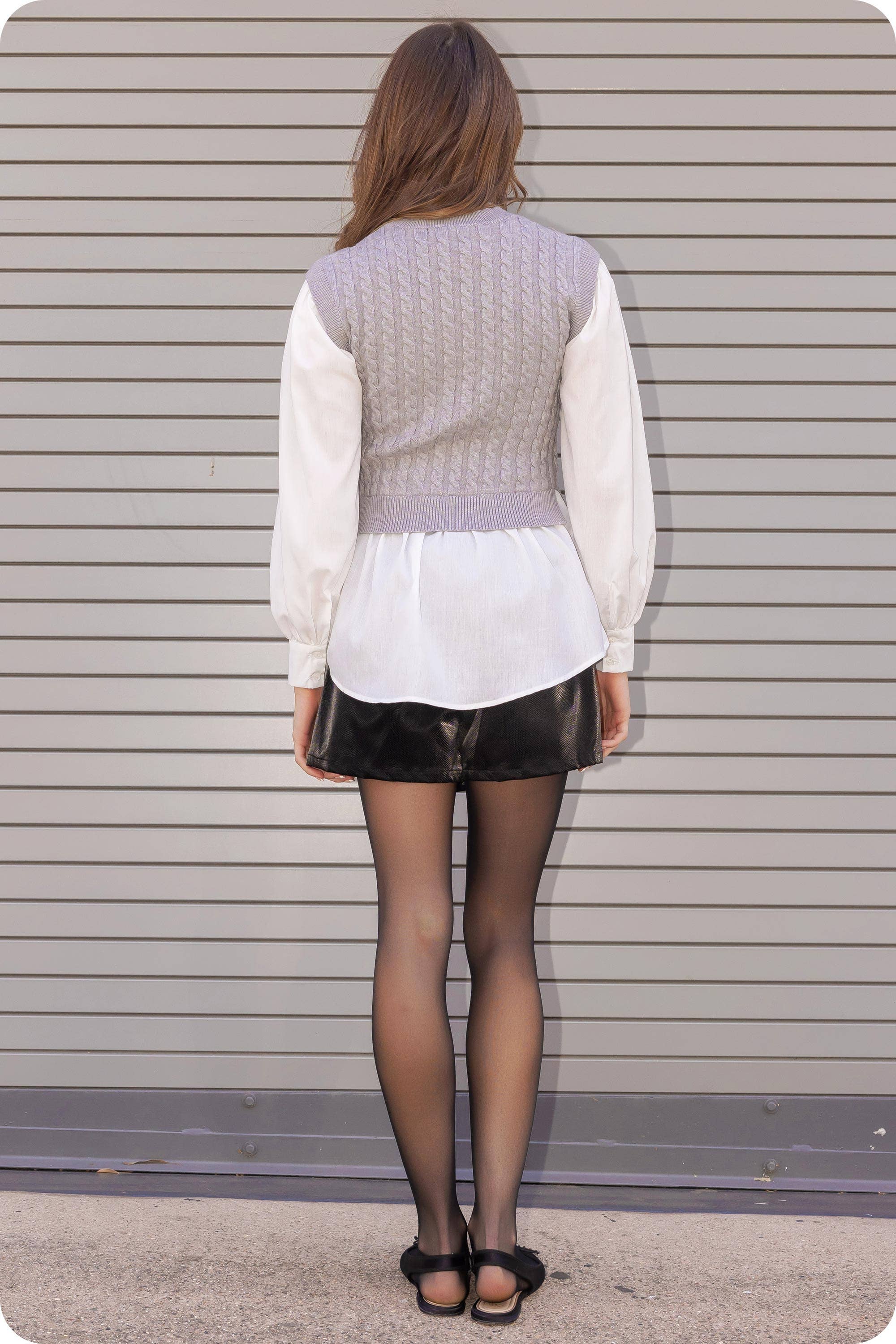 Cable Knit Shirt / Top