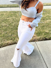 Her Moment White Jeans