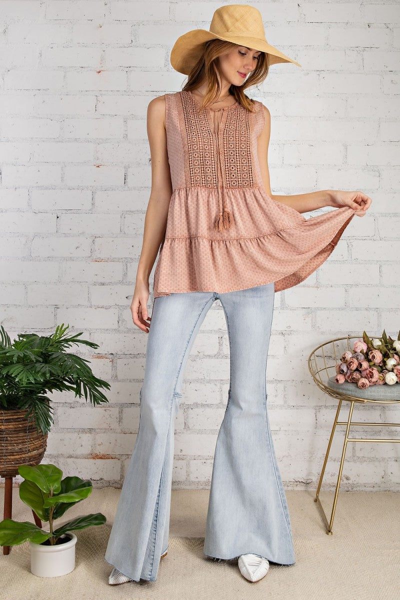 Baby Baby  Baby Doll ruffle top