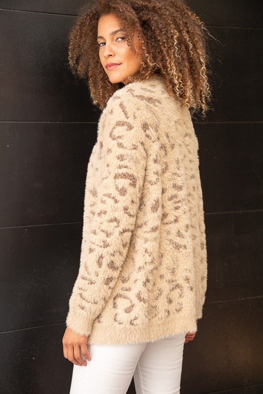 Leopard Cardigan Sweater