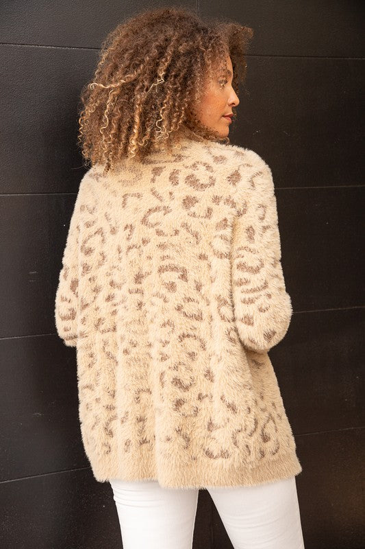 Leopard Cardigan Sweater