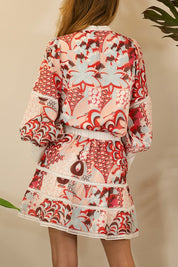Posh Print Skirt Set