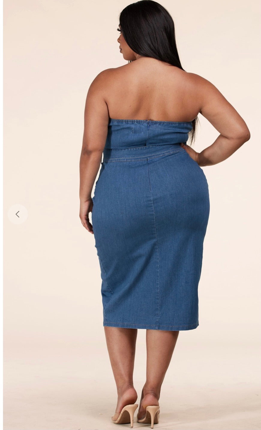 Don’t Wait Up Denim Dress