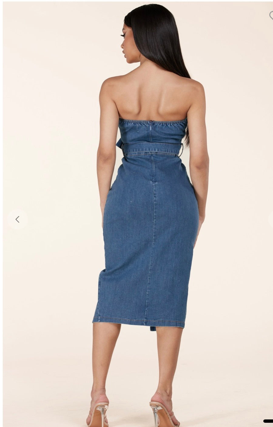 Don’t Wait Up Denim Dress