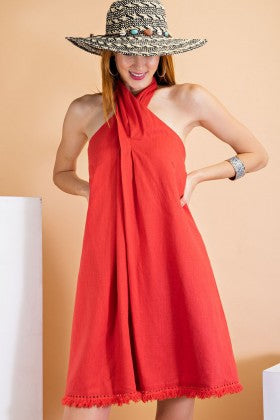 Daphney Halter Dress