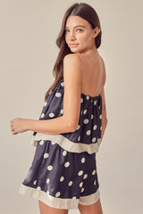 Bianca Polka Dot Romper