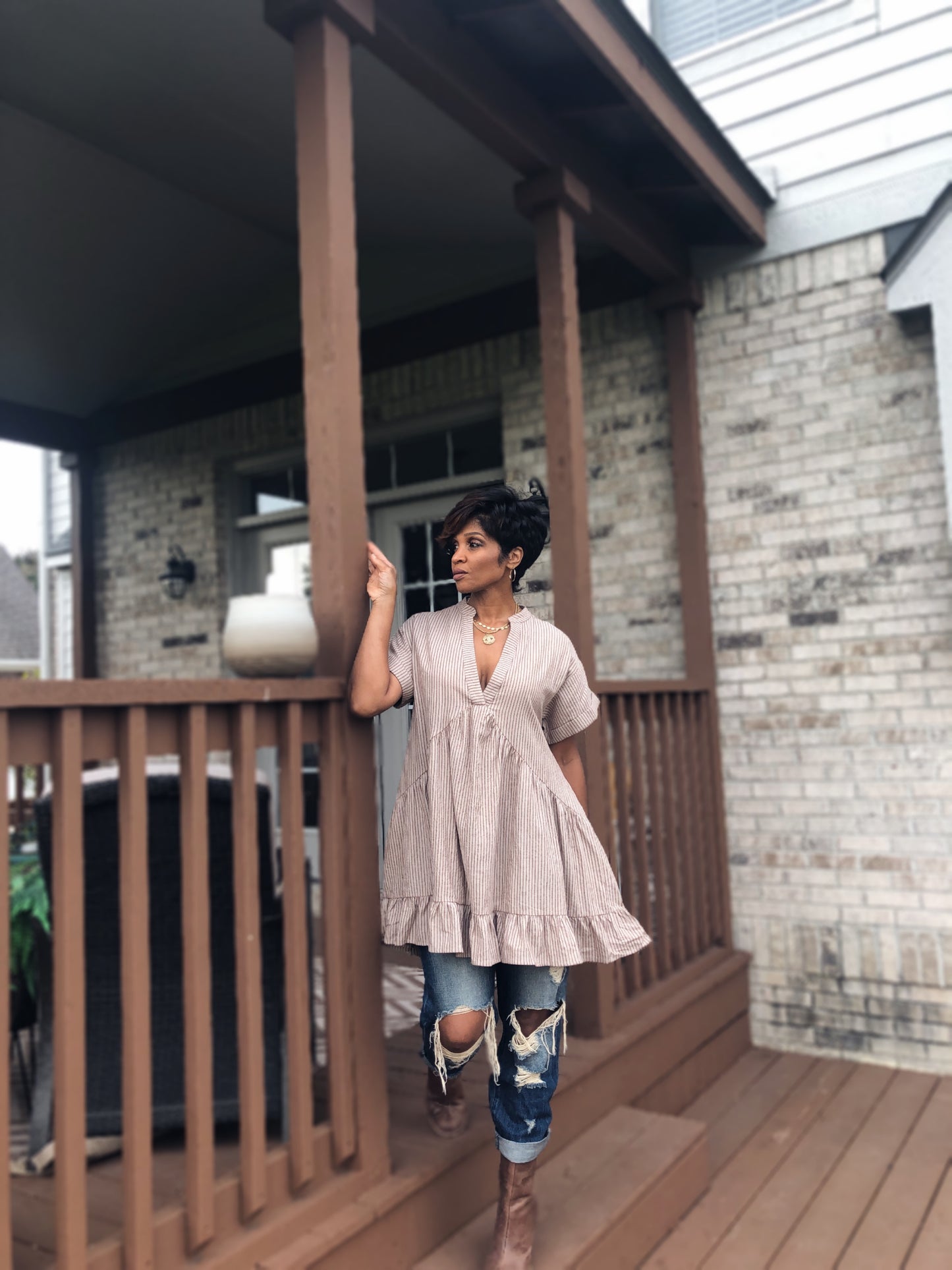 Chelsea Ruffle Dress