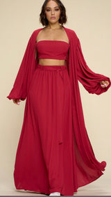 Catalina Nights Three Piece Skirt Set