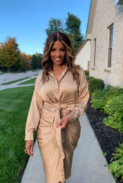 She’s Golden Midi-Dress