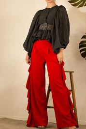 To The Nines Red Pants