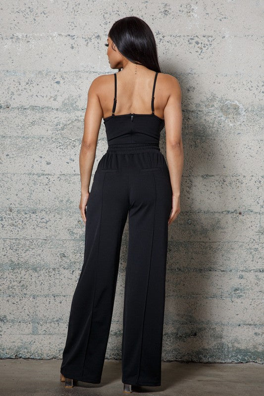 Bustier Bodysuit Pants Set
