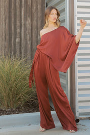 Amber Nights One ShoulderJumpsuit