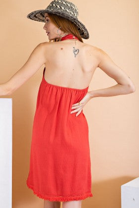 Daphney Halter Dress