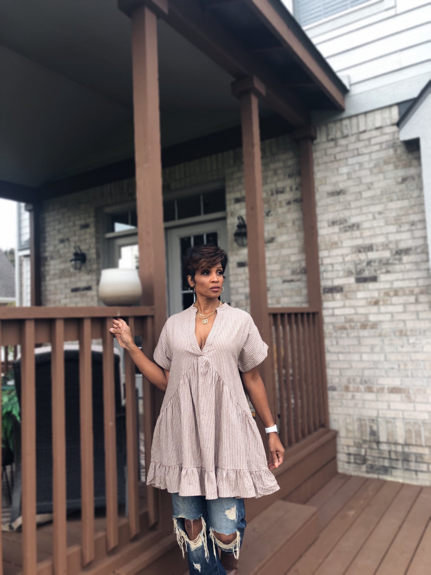Chelsea Ruffle Dress