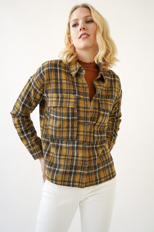 Mustard Tweed Jacket